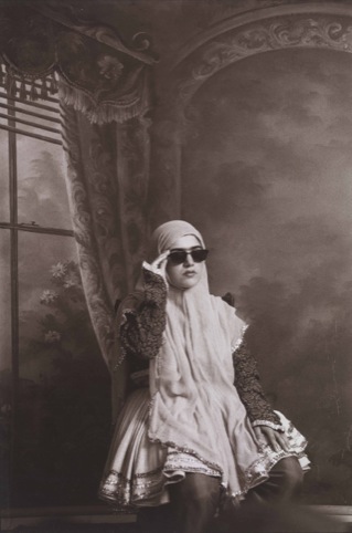 Shadi Ghadirian, from the series Qajar, 1998