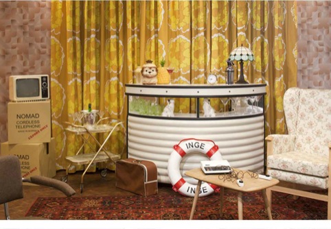 Del Boy's living room recreated