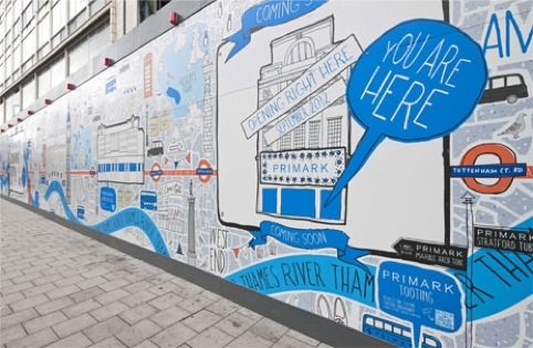 Primark Oxford Street east hoarding