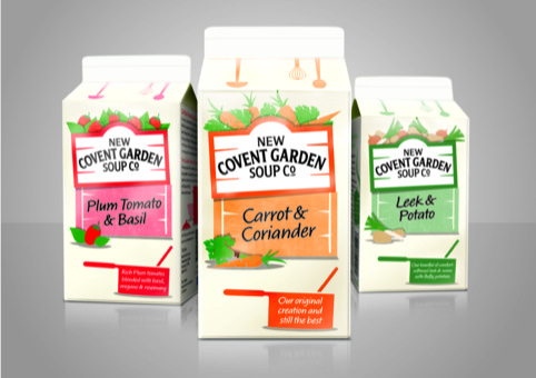 New Covent Garden Soup packaging