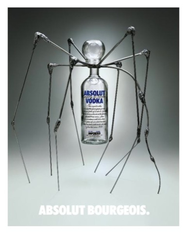 Louise Bourgeois' Absolut design