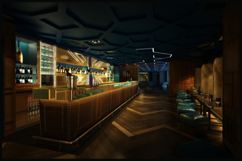 The bar, design by Blacksheep