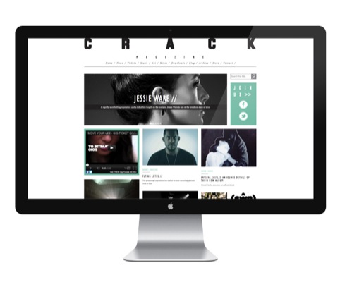 Crack magazine website