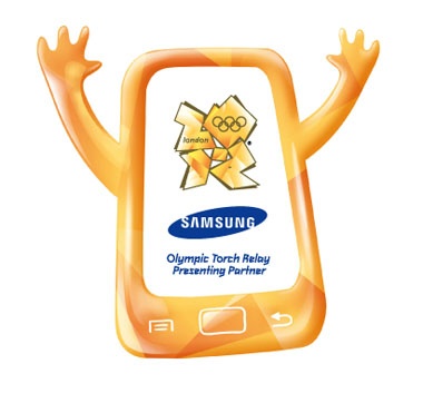 Samsung's Olympic logo, designed by Kate Moross