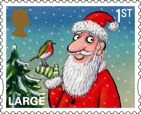 The Royal Mail's large 1st class stamp