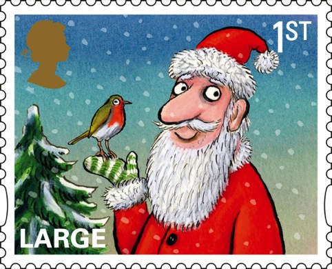 The Royal Mail's large 1st class stamp