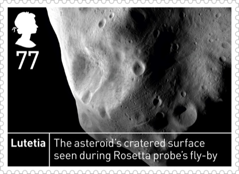 Royal Mail Space Science Lutetia 77p