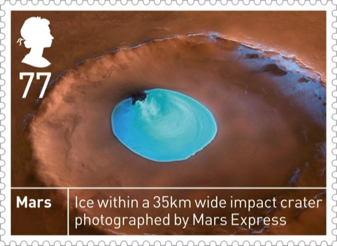 Royal Mail Space Science Mars 77p