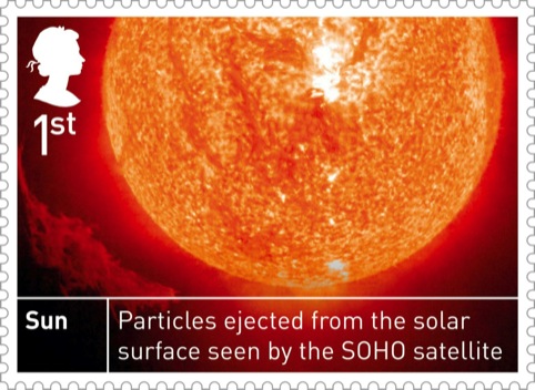 Royal Mail Space Science 1st Class The Sun