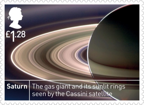 Royal Mail Space Science Saturn £1.28 