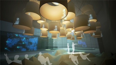 The New Media Lounge by Jason Bruges Studio