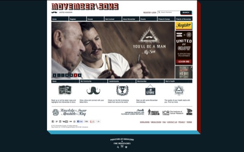 Movember website