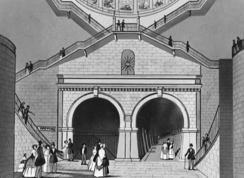 The Thames Tunnel, 1843, from One Things Leads to Another - Everything is Connected