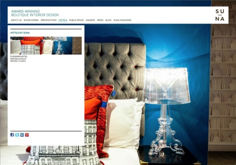 The new Suna website