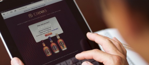 Chivas branding shown on iPad