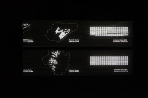 Augmented Structures Project by Refik Anadol and Alper Derinbogaz. These data maps portray usually overlooked qualities of two different regions of Istanbul, revealing the invisible information about their context.