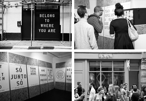 Work by Anthony Burrill