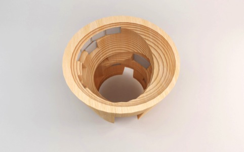 Fresh water pod from above
