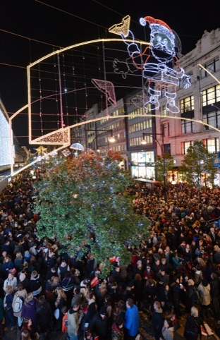 Oxford Street Christmas lights