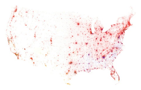 Racial make-up of the USA