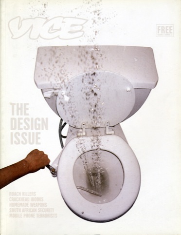 Terry Richardson's Design Issue cover. The issue covered everything design related from home-made cockroach killing machines, to Star Wars hoarders and home-made weapons from the UK's premier young offenders institutions.