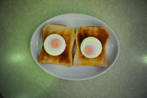 Eggs on toast