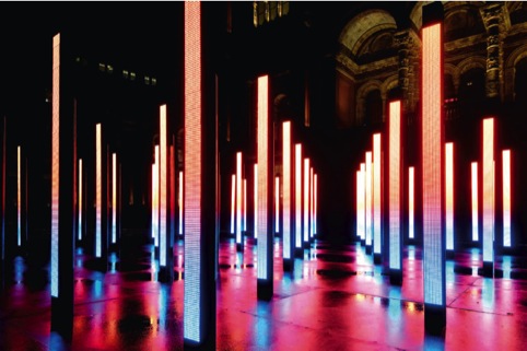 The Volume installation, by United Visual Artists