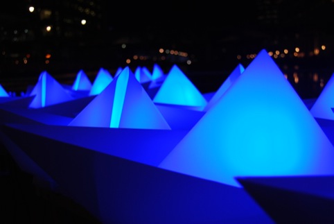 Canary Wharf Winter Lights