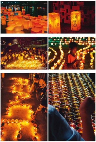 Candle shrines and vigils