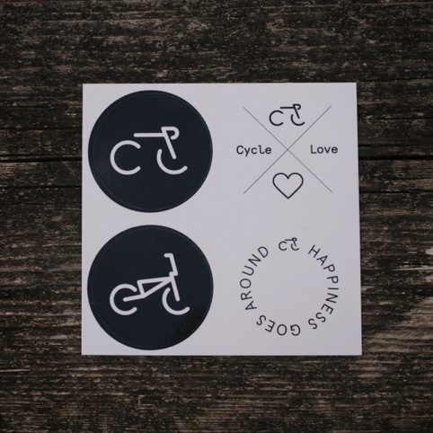 Cycle Love stickers