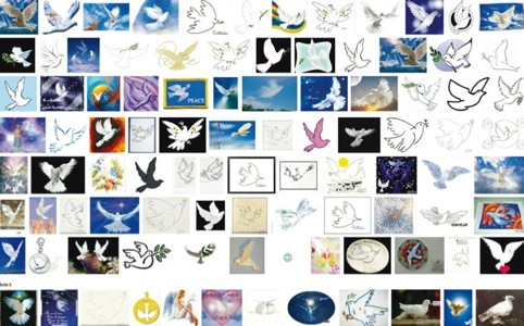 The dove as a symbol of peace