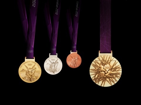 The Olympic medals