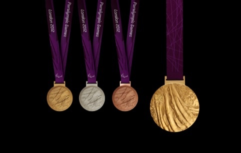 The Paralympic medals