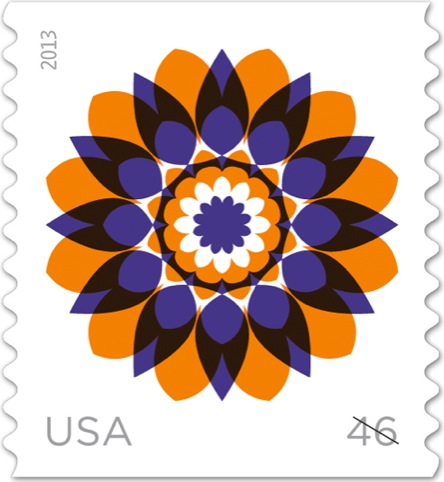 Kaleidoscope Flower stamp