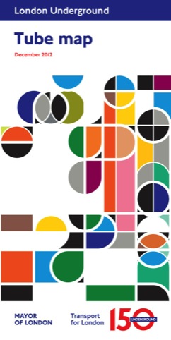 Sarah Morris' tube map design
