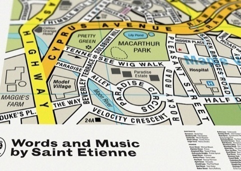 Dorothy's cover for Saint Etienne's Words and Music album