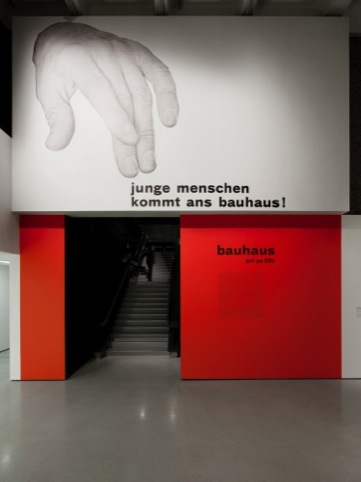 Apfel's graphics for the Barbican Bauhaus exhibition