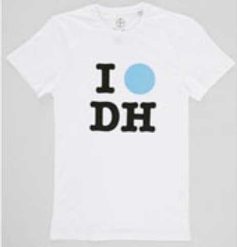 Damien Hirst t-shirt, designed by Kit Grover for the the Gagosian Gallery Spot exhibitions in 2012