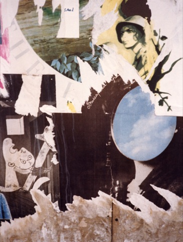 Dorothy Bohm, Torn Poster, 1984, South Bank London