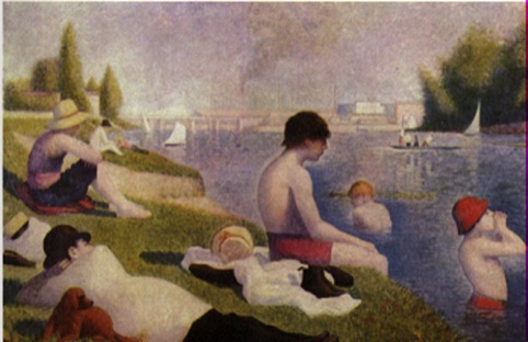 Georges Seurat, 1859-1891, Bathers at Asnieres 1884