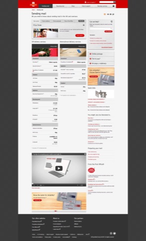 Landing page