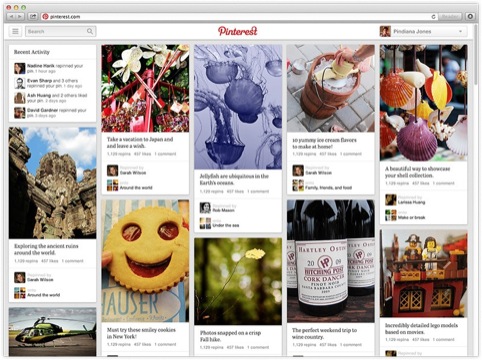 The new Pinterest feed