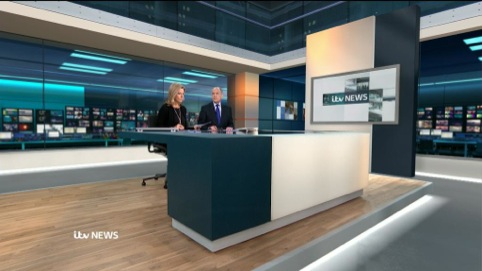 The new ITV News set