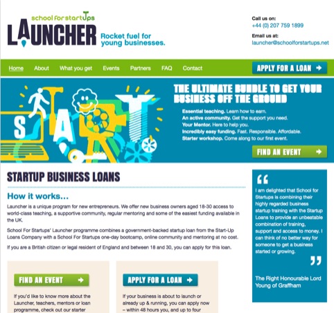 Launcher website