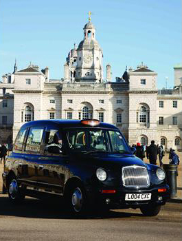 The TX1 London Taxi, 1996, by Sir Kenneth Grange