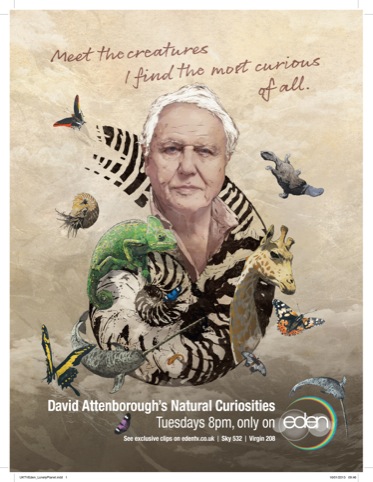 David Attenborough’s Natural Curiosities press ad