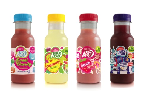 Part of Tesco's Juice Bar range