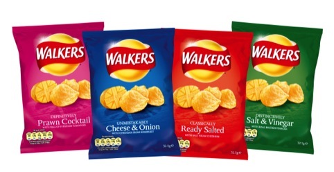 The new look Walkers crisps