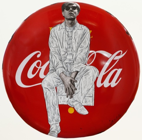 Warhol Sits on Coke Button