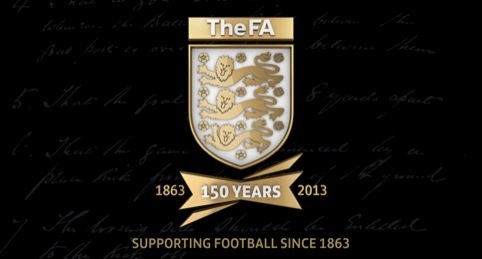 The FA's 150 year anniversary crest by Designroom Sport